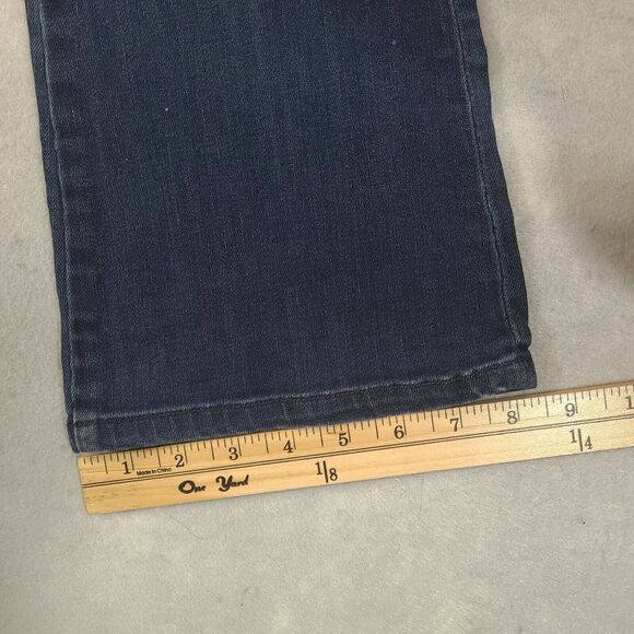 Calvin Klein Curvy Boot Women's Dark Blue Denim Jeans Size 27/4P (29x26) - Picture 12 of 12